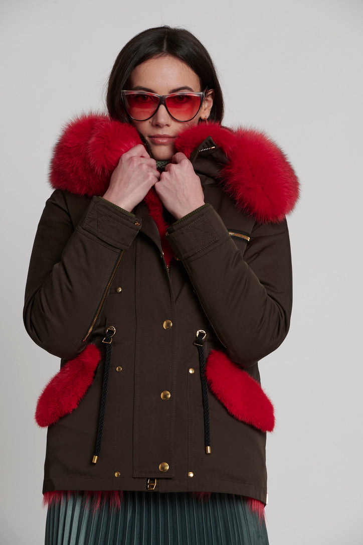 Vivian Parka - Red